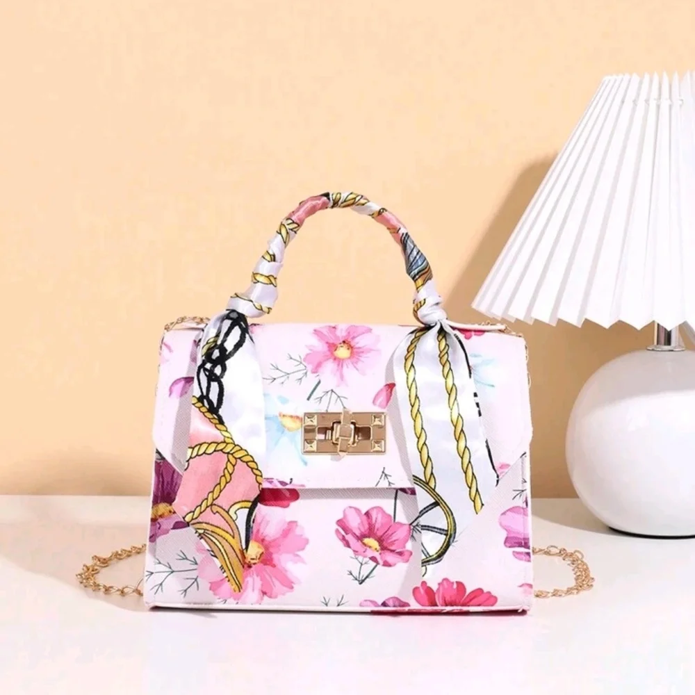 Floral Pink Girls Handbag New
